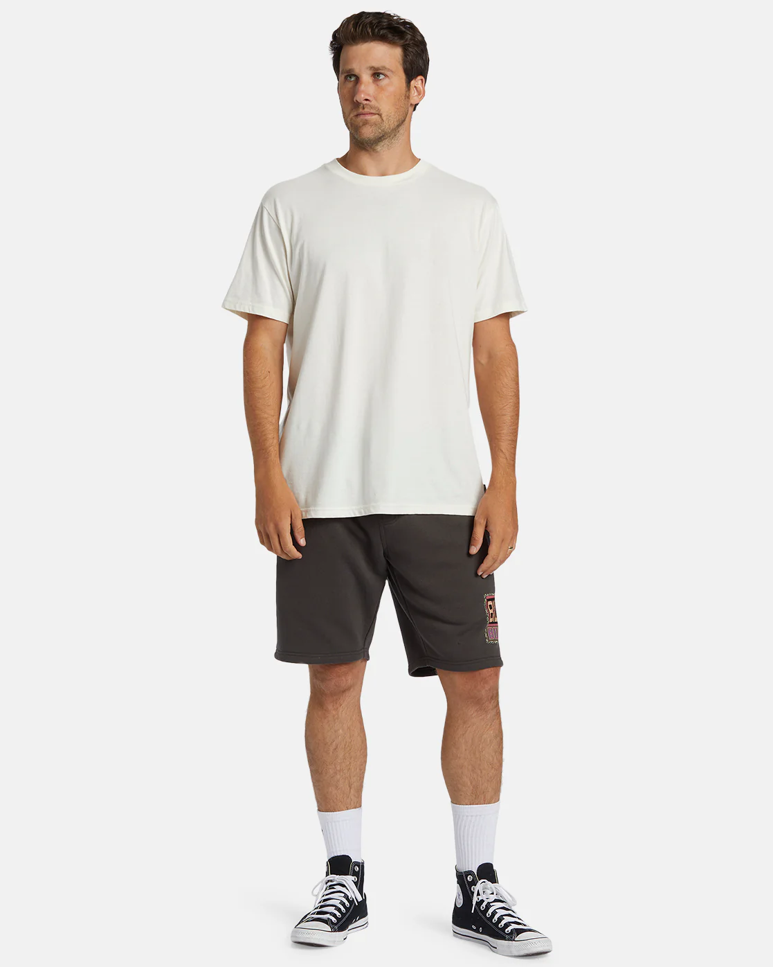 Billabong Shorebird Short Elastic Waist Shorts - Raven -Biliabong Outlet