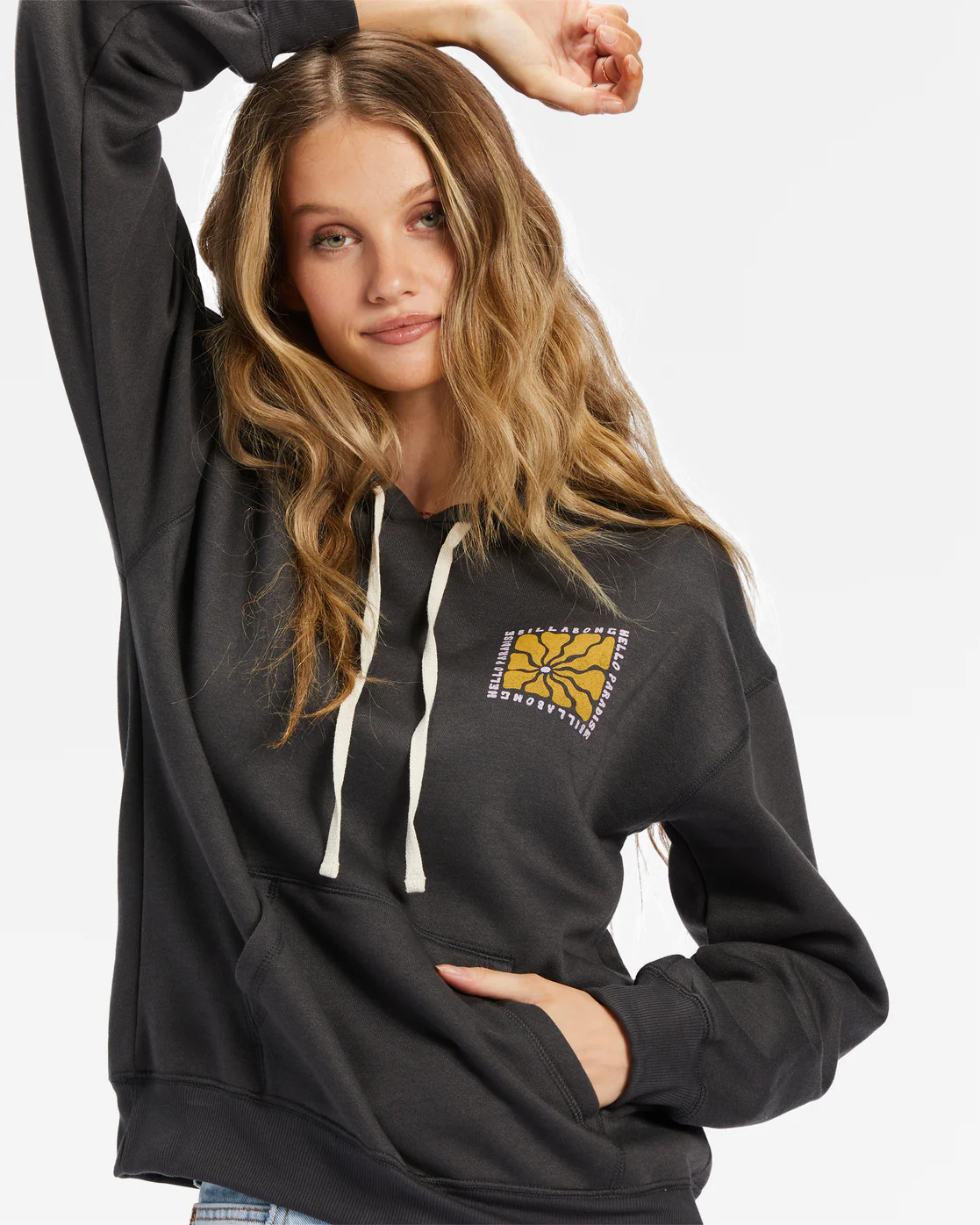 Billabong Take Me To Paradise Sweatshirt - Off Black -Biliabong Outlet