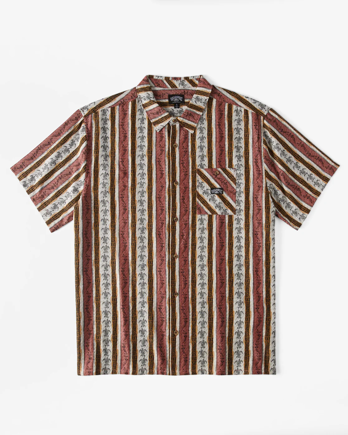 Billabong King Stringray Diamond Woven Short Sleeve Woven Shirt - Chino -Biliabong Outlet