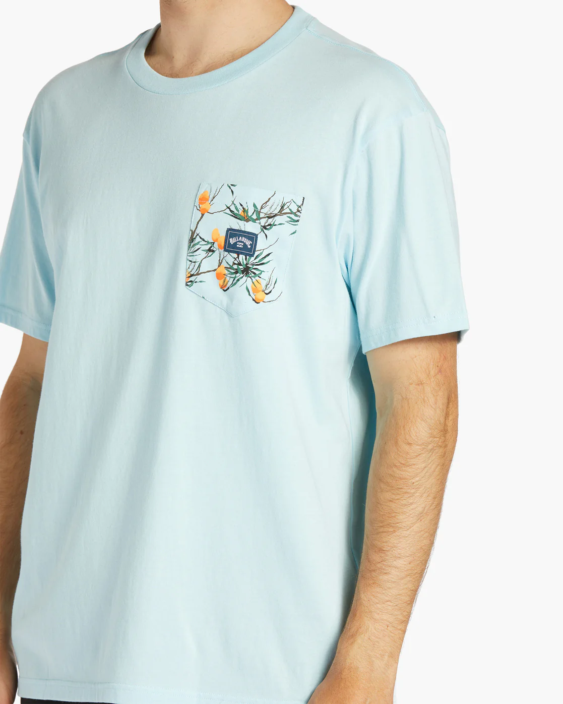 Billabong Team Pocket T-Shirt - Coastal Blue -Biliabong Outlet