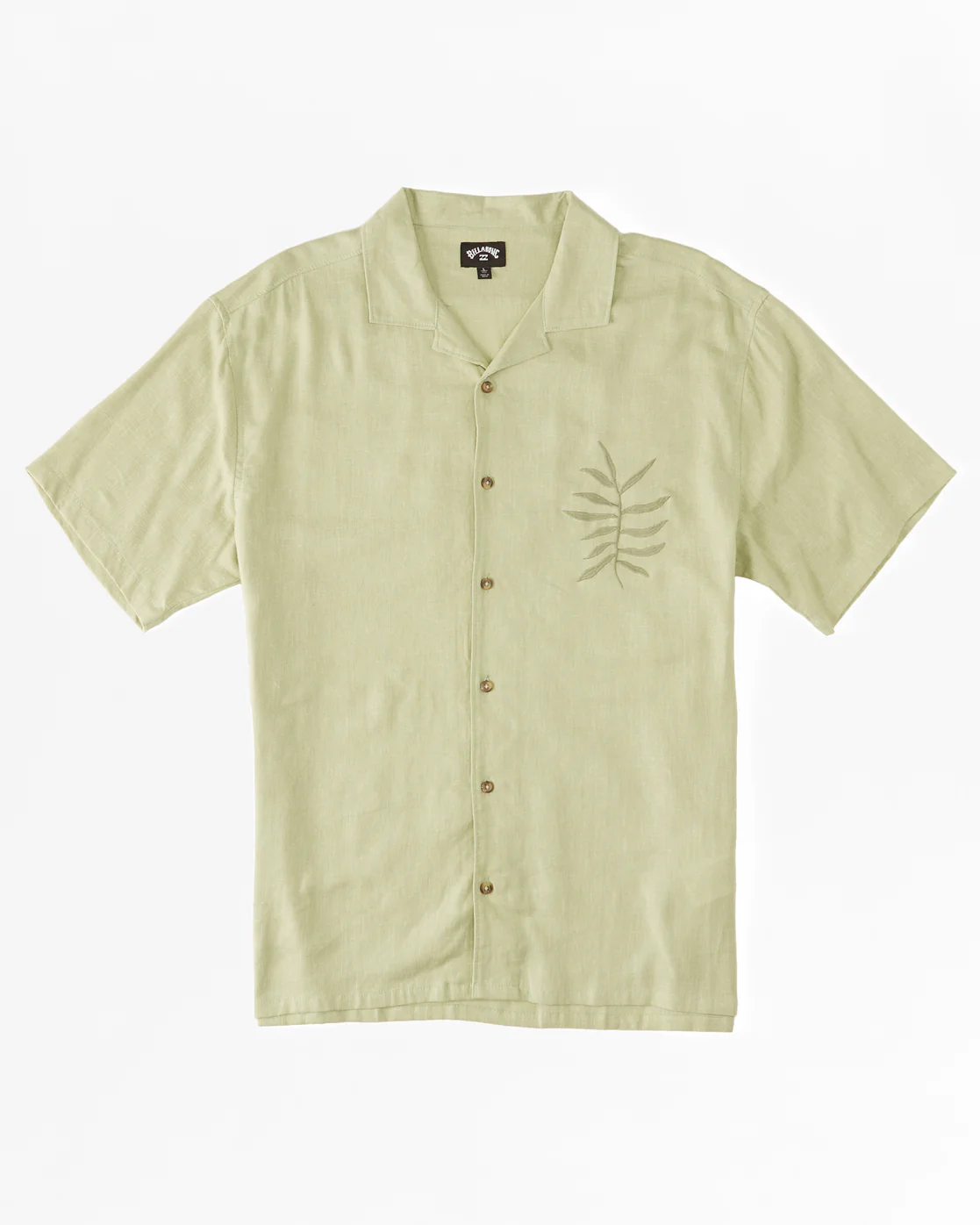 Billabong Sundays Vacay Short Sleeve Shirt - Light Sage -Biliabong Outlet