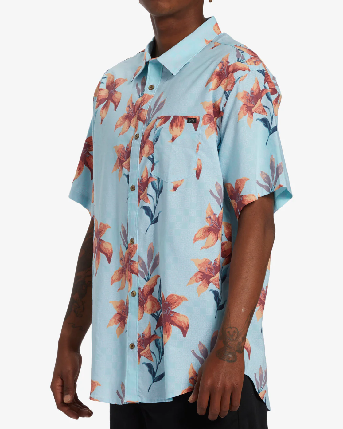 Billabong Sundays Short Sleeve Shirt - Splash -Biliabong Outlet