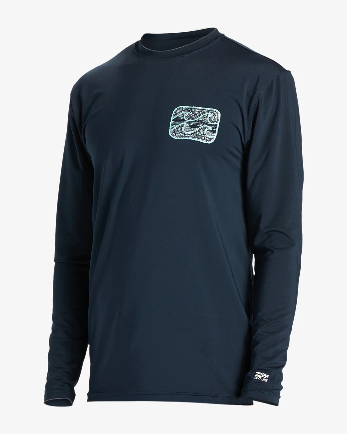 Billabong Crayon Wave Long Sleeve Upf 50 Surf T-Shirt - Navy -Biliabong Outlet