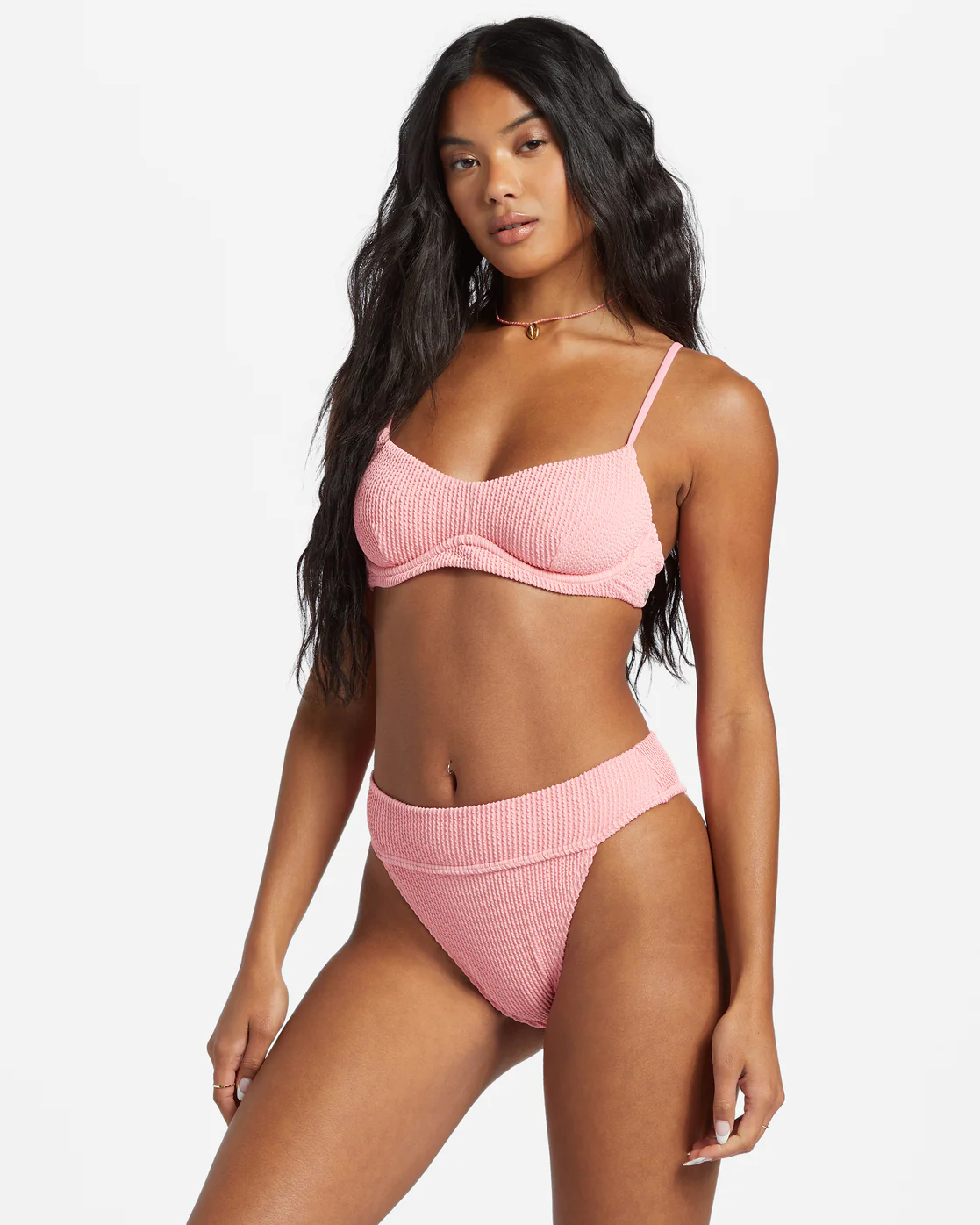 Billabong Summer High Kensley Underwire Bikini Top - Flamingo -Biliabong Outlet