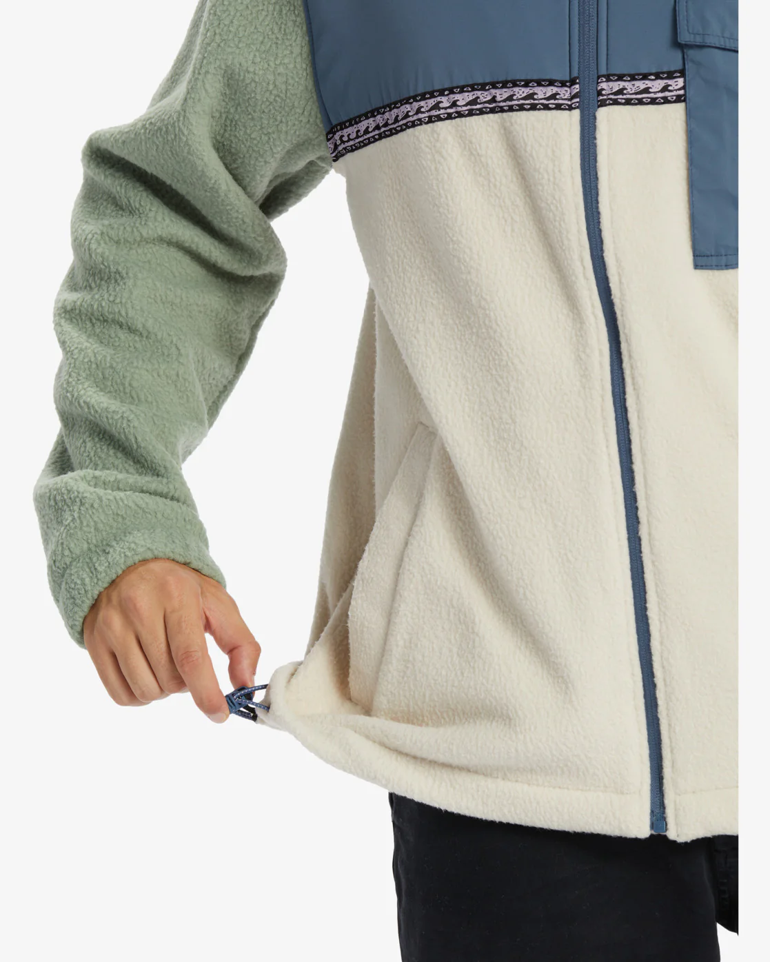 Billabong A/Div Boundary Trail Zip-Up Fleece - Chino -Biliabong Outlet