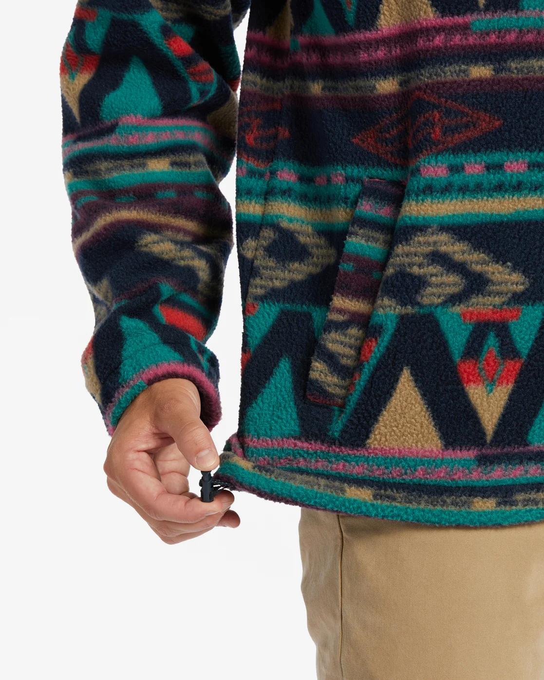 Billabong Boundary Half-Zip Mock Neck Fleece - Navy -Biliabong Outlet