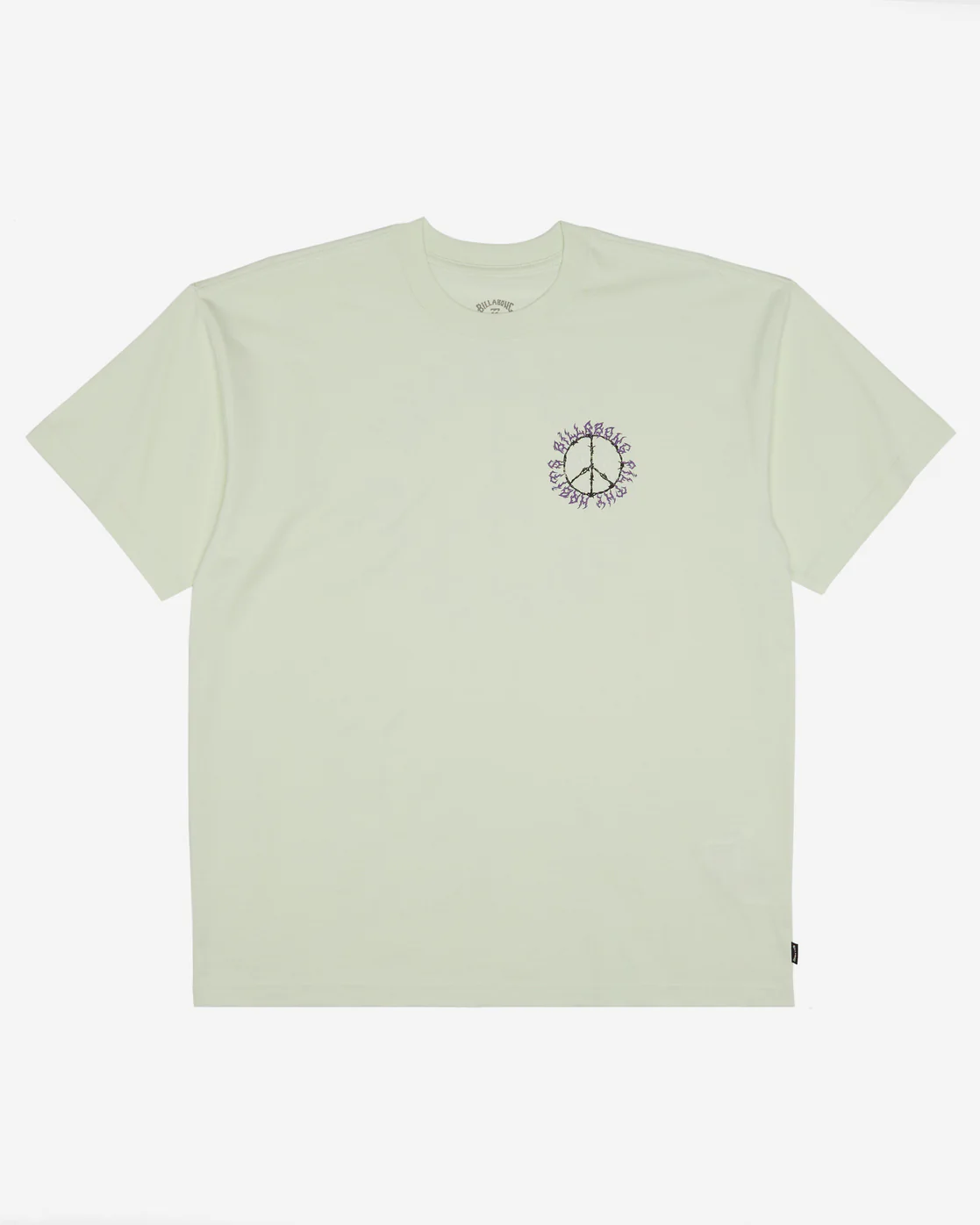 Billabong Harmony OG Short Sleeve T-Shirt - Mint Cream -Biliabong Outlet