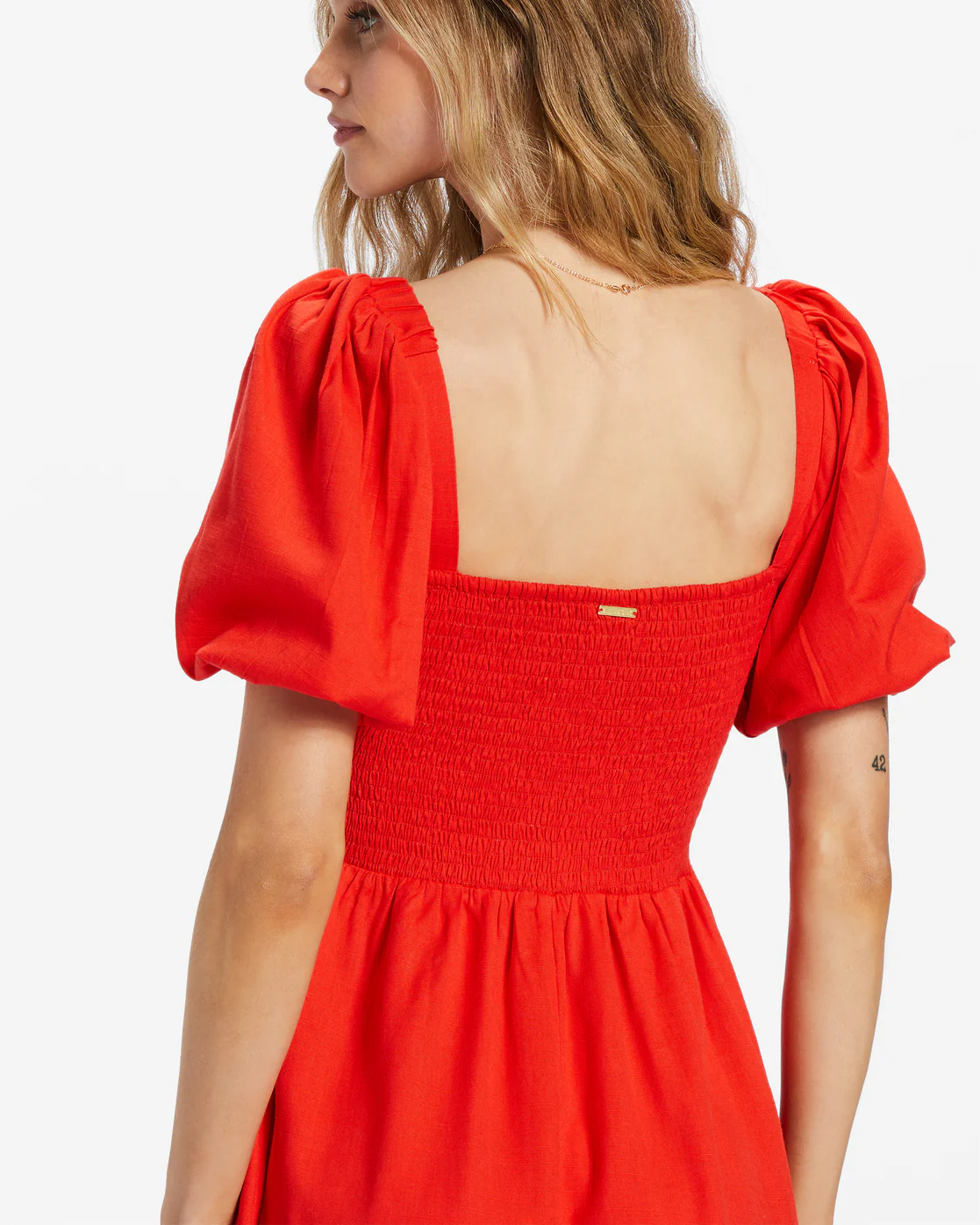 Billabong Lovers Lane Dress - Rad Red -Biliabong Outlet