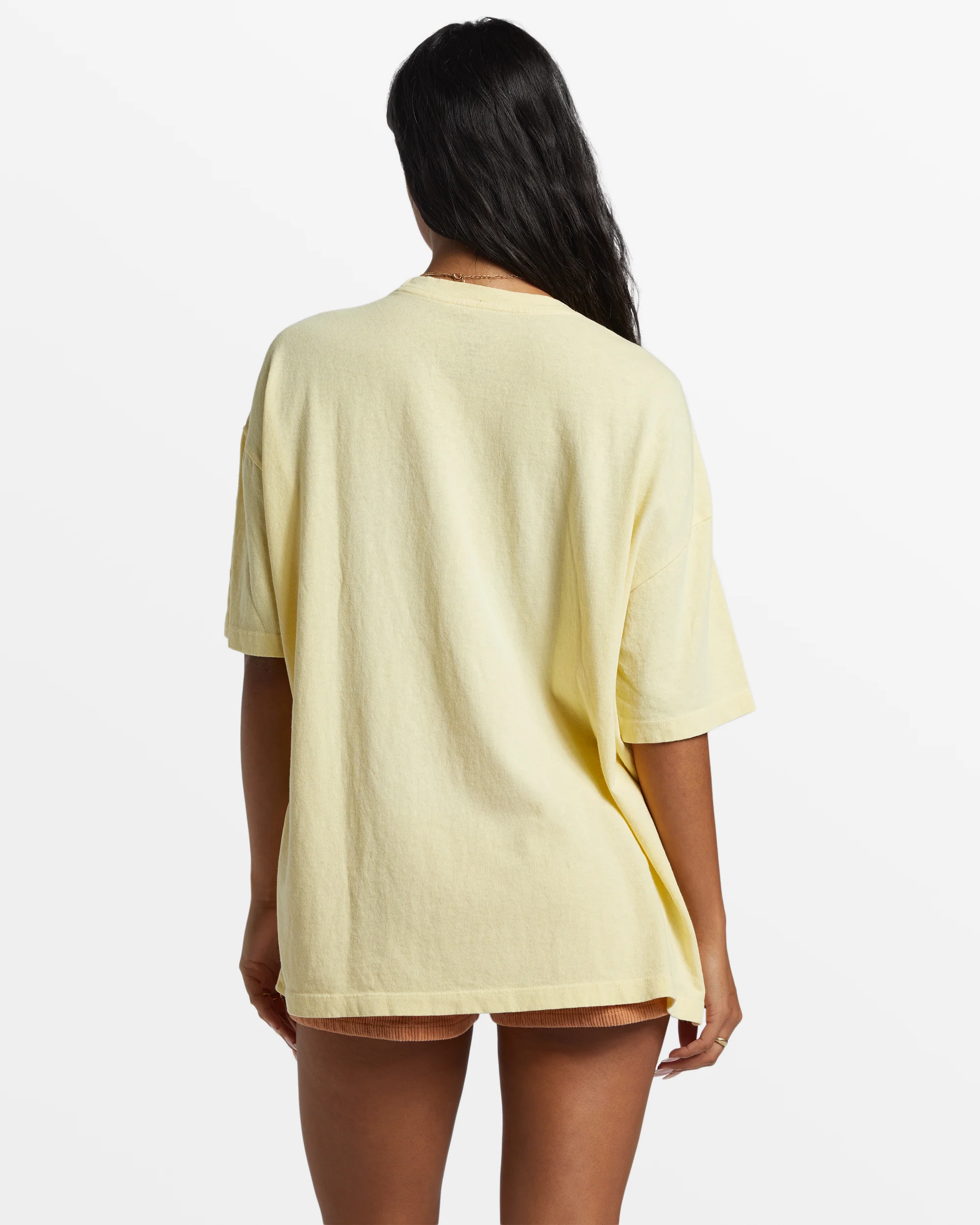 Billabong Break Of The Day Oversized T-Shirt - Mellow Yellow -Biliabong Outlet