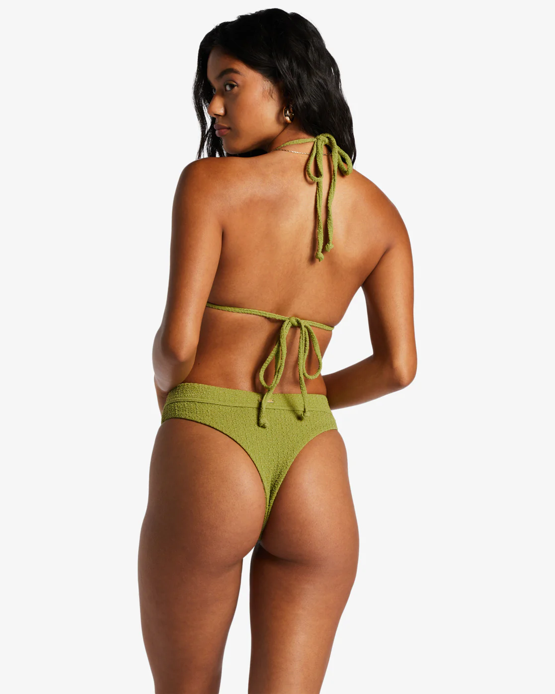 Billabong So Dazed Multi Triangle Bikini Top - Green Eyes -Biliabong Outlet