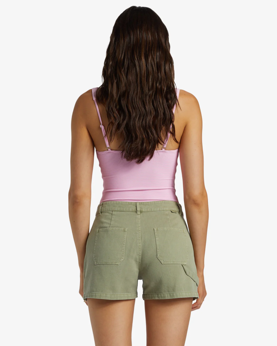 Billabong Leia Denim Shorts - Army -Biliabong Outlet