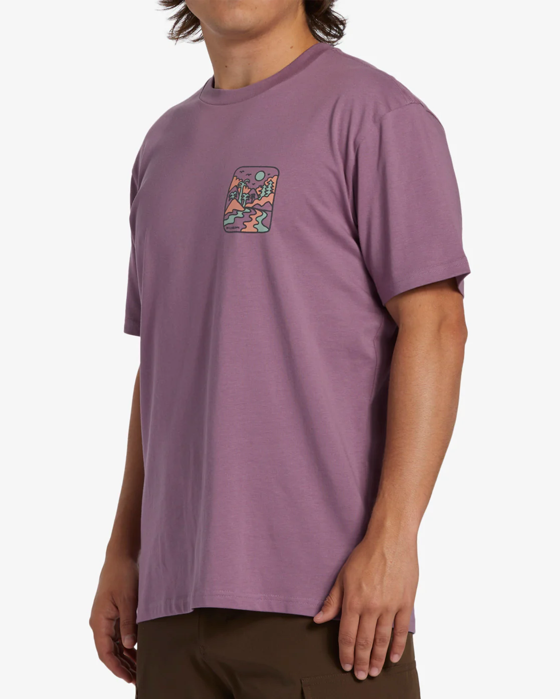 Billabong Shine Short Sleeve T-Shirt - Plum -Biliabong Outlet