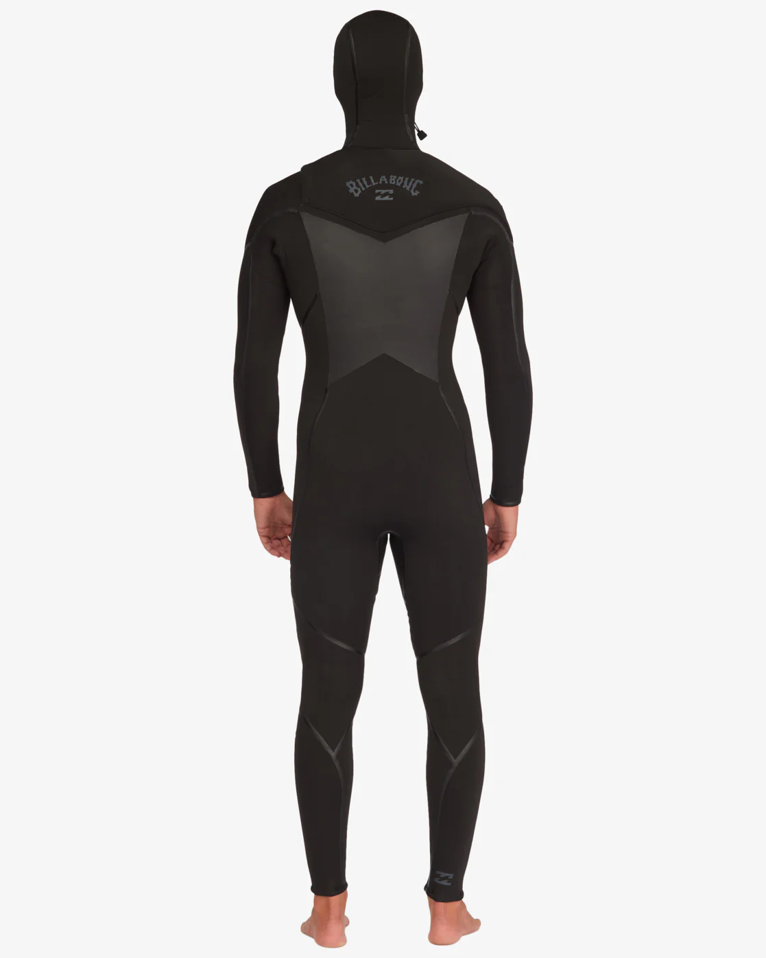 Billabong 5/4 Absolute Plus Chest Zip Hooded Full Wetsuit - Black -Biliabong Outlet