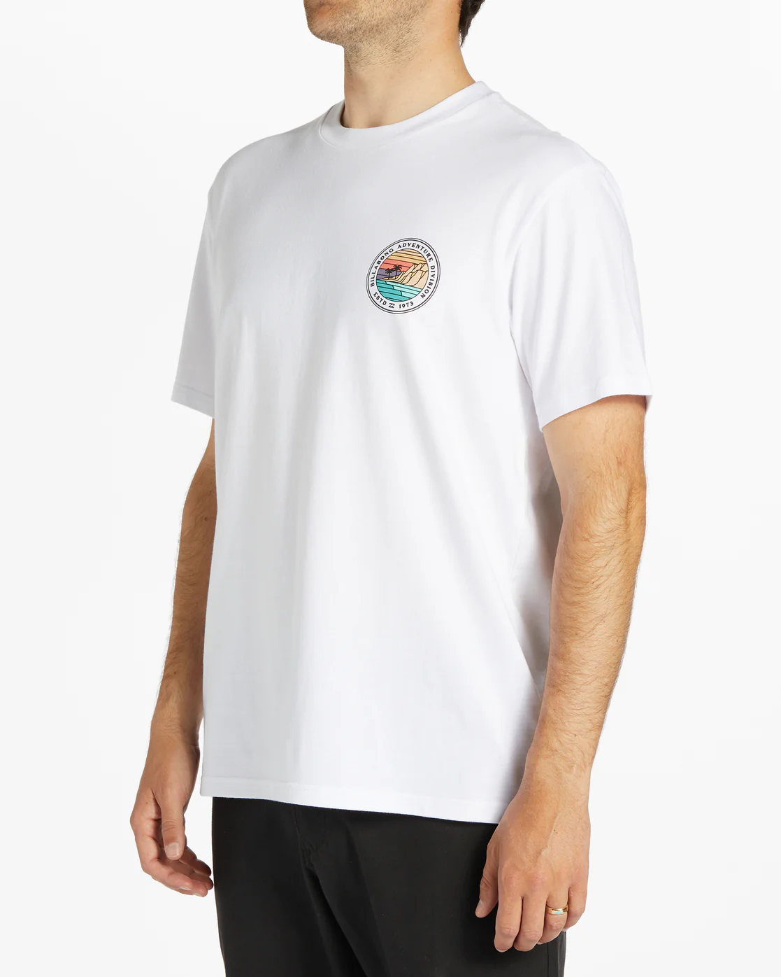 Billabong Rockies Short Sleeve T-Shirt - White -Biliabong Outlet