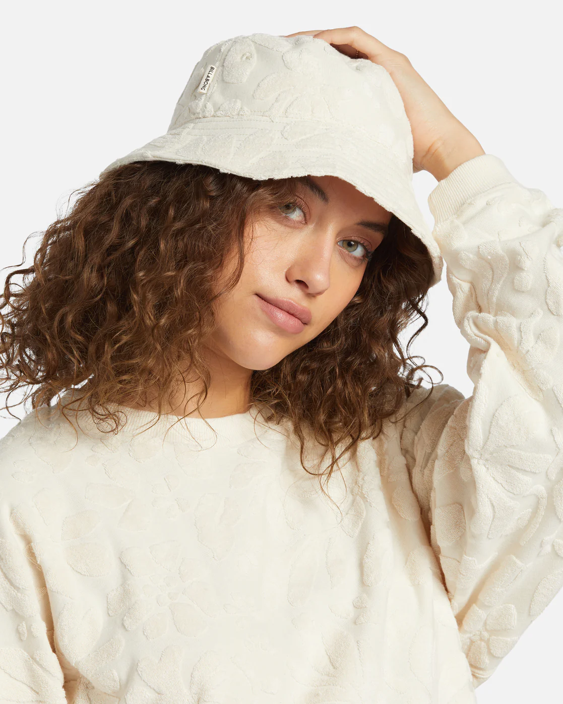 Billabong Jacquard Bucket Hat - Whitecap -Biliabong Outlet