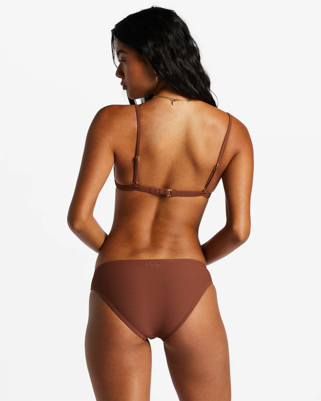 Billabong Tanlines Ceci Triangle Bikini Top - Mocha -Biliabong Outlet