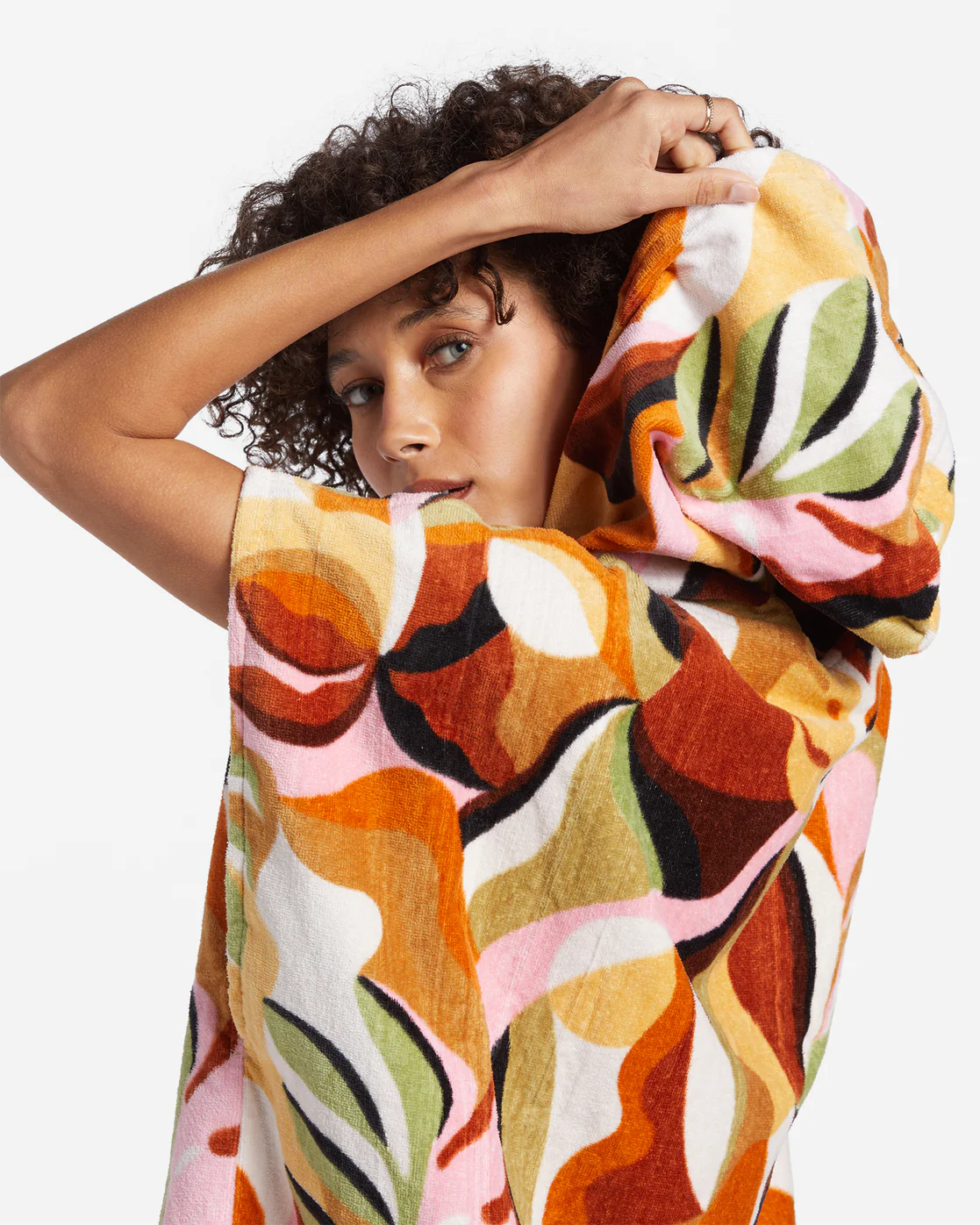 Billabong Womens Hooded Towel - Multi -Biliabong Outlet