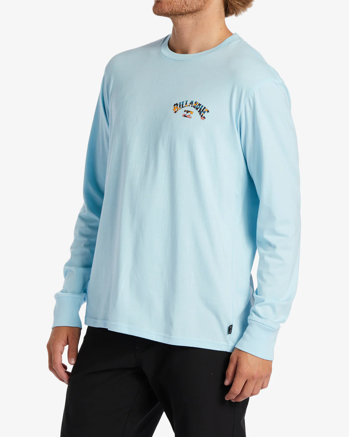 Billabong Arch Fill Long Sleeve T-Shirt - Coastal Blue -Biliabong Outlet