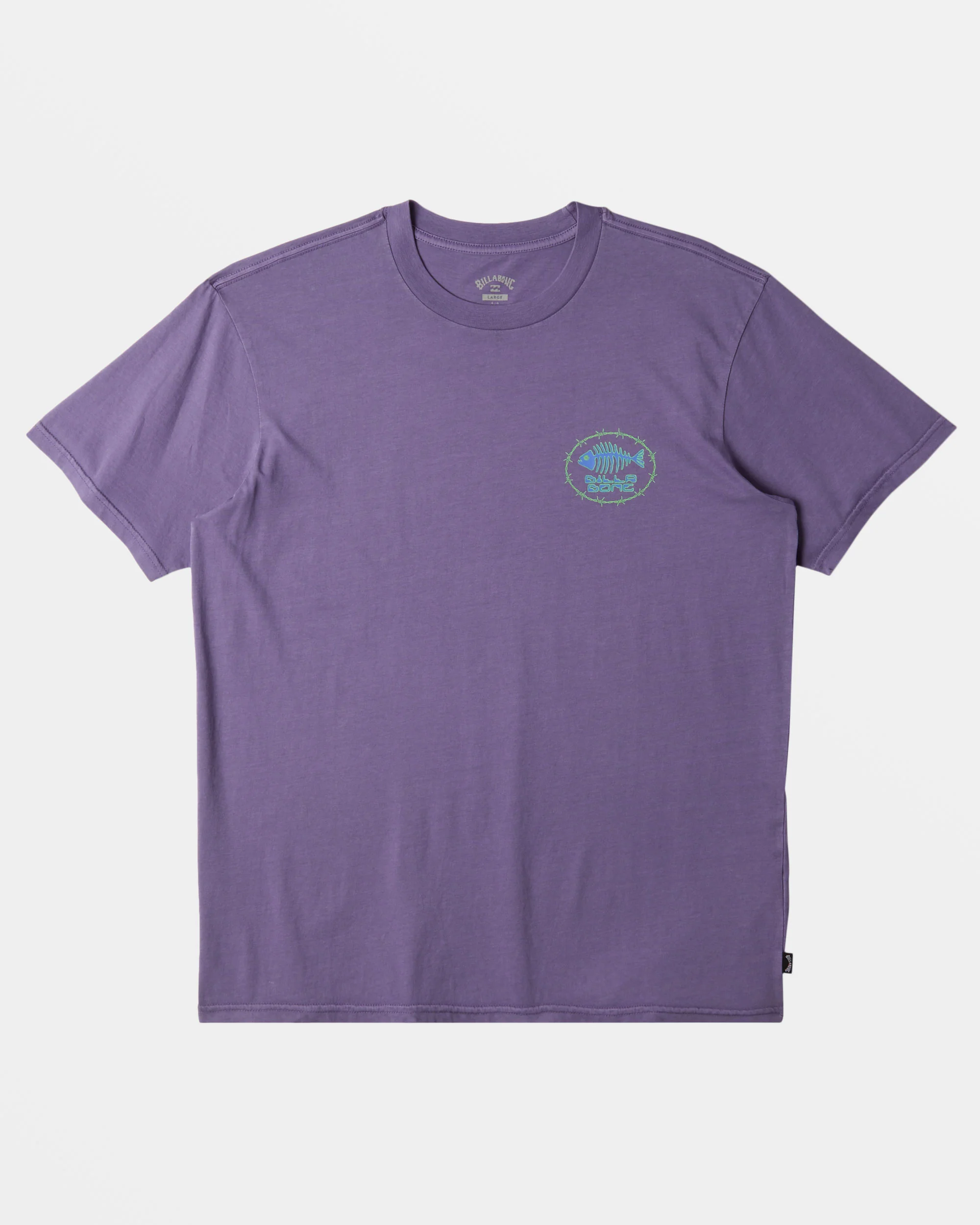 Billabong Bonez T-Shirt - Deep Plum -Biliabong Outlet