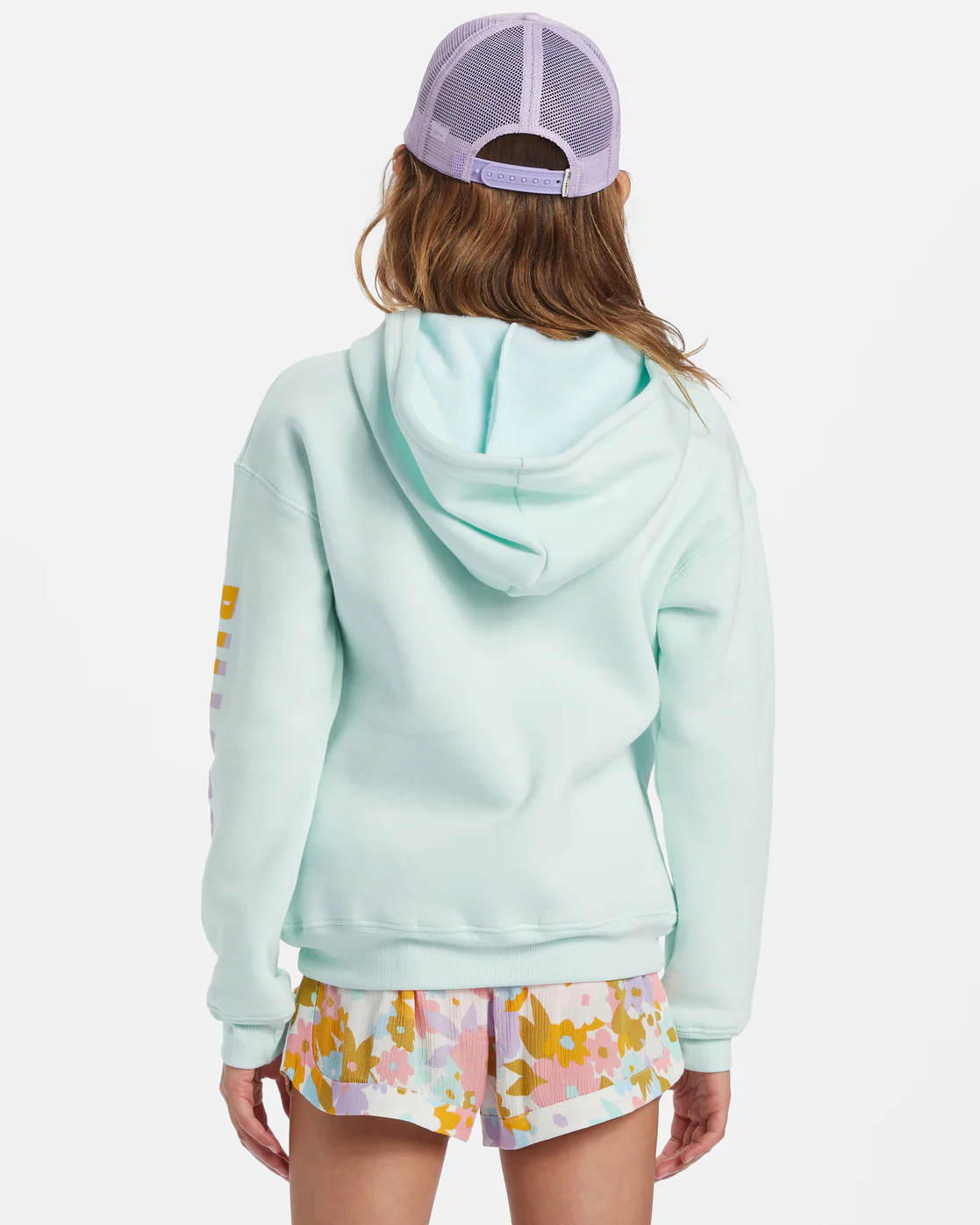 Billabong Girls Surf All Day Sweatshirt - Sweet Mint -Biliabong Outlet