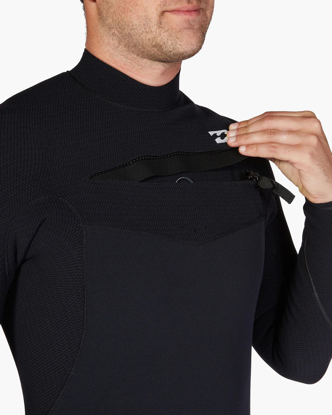 Billabong 4/3 Furnace Comp Chest Zip Full Wetsuit - Black -Biliabong Outlet