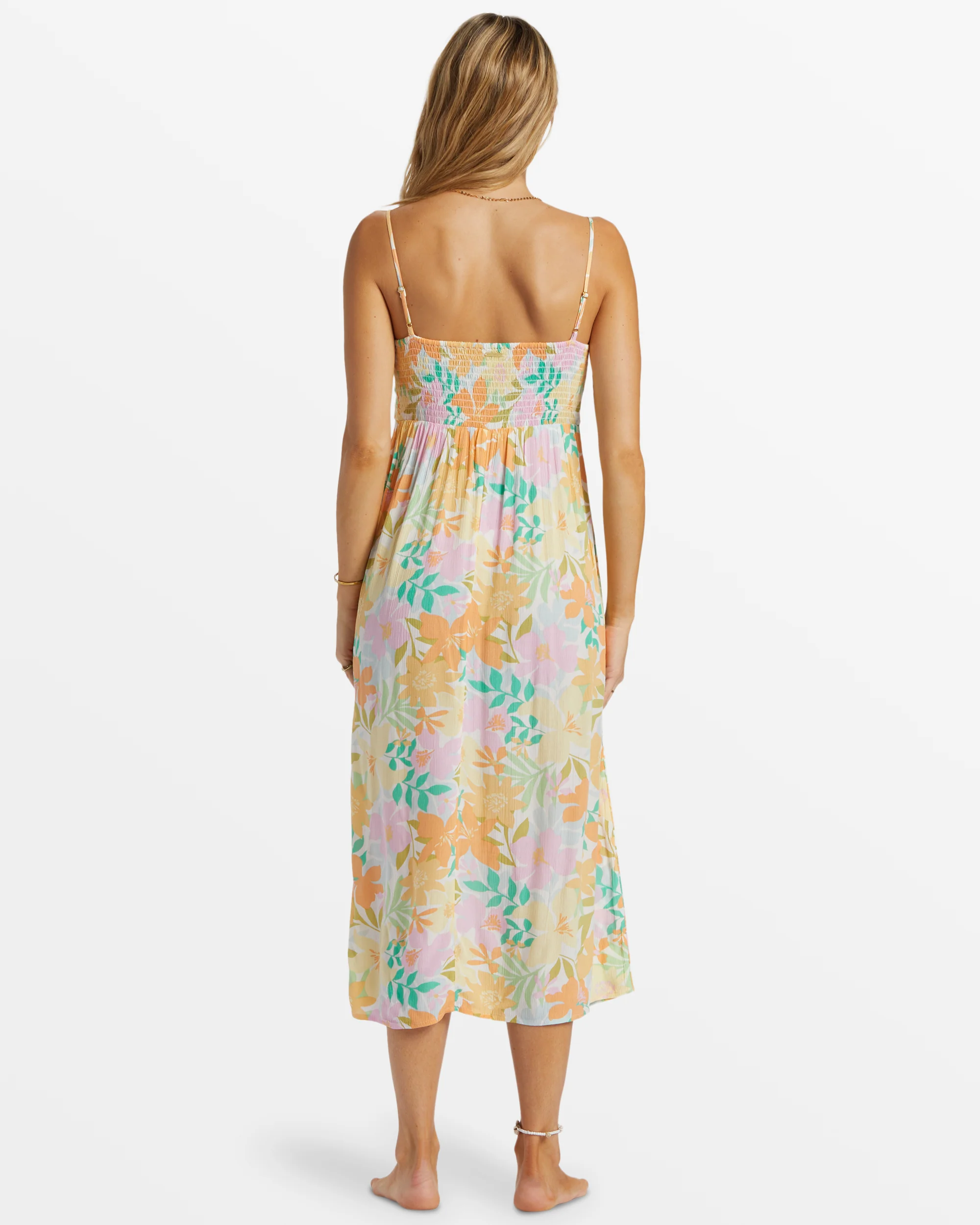 Billabong Summer Shine Midi Dress - Multi -Biliabong Outlet
