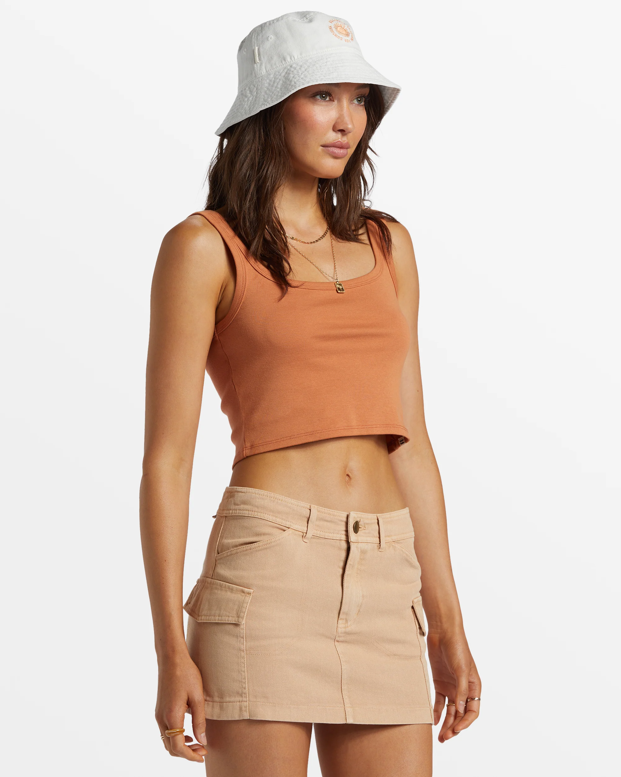 Billabong Sun Goddess Tank Knit - Toffee -Biliabong Outlet