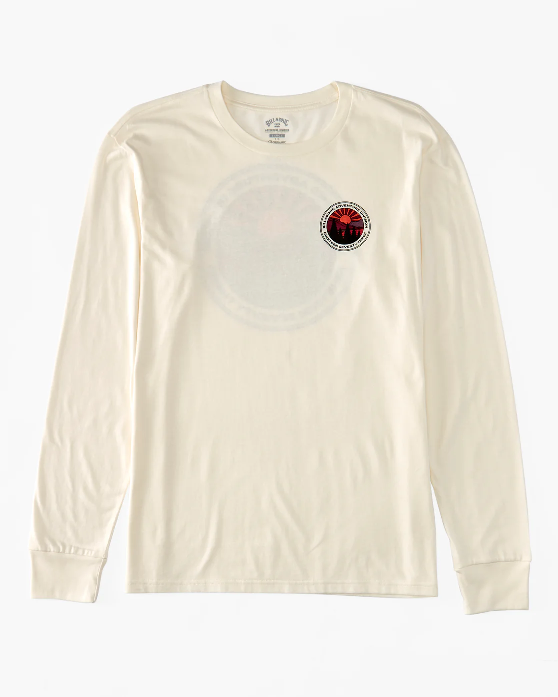 Billabong Rockies Long Sleeve T-Shirt - Off White -Biliabong Outlet