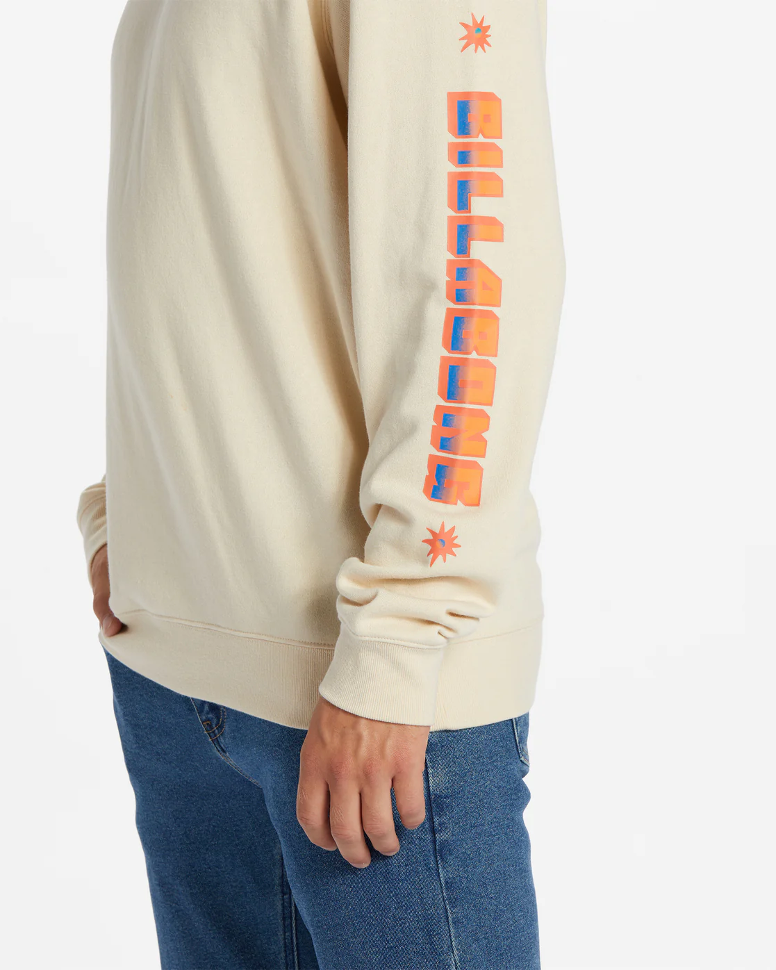 Billabong Short Sands Sweatshirt - Chino -Biliabong Outlet