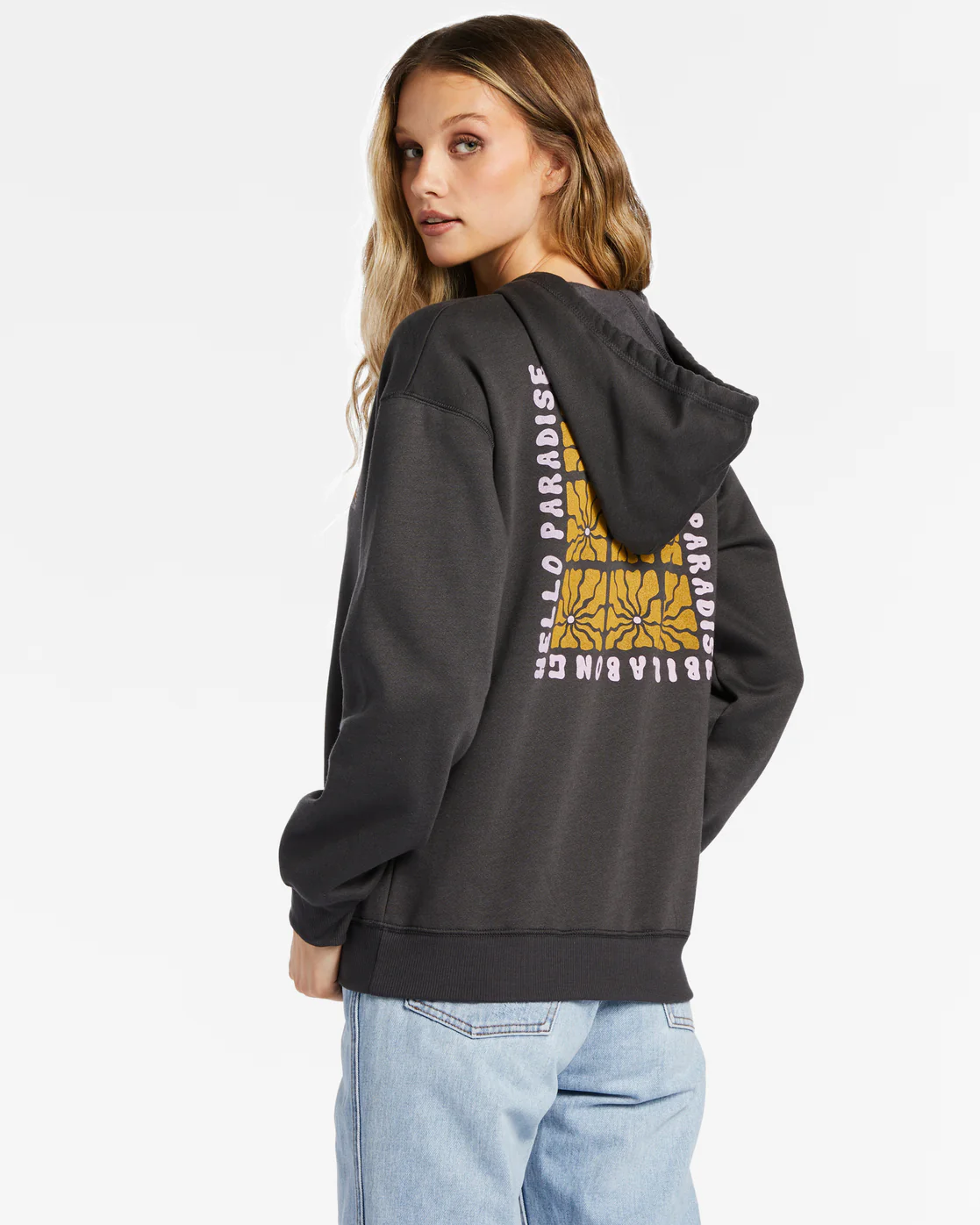 Billabong Take Me To Paradise Sweatshirt - Off Black -Biliabong Outlet