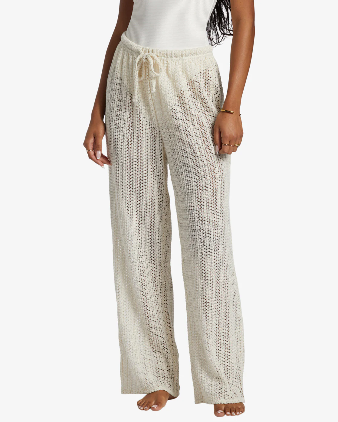 Billabong Largo Beach Pant Cover Up - Salt Crystal -Biliabong Outlet