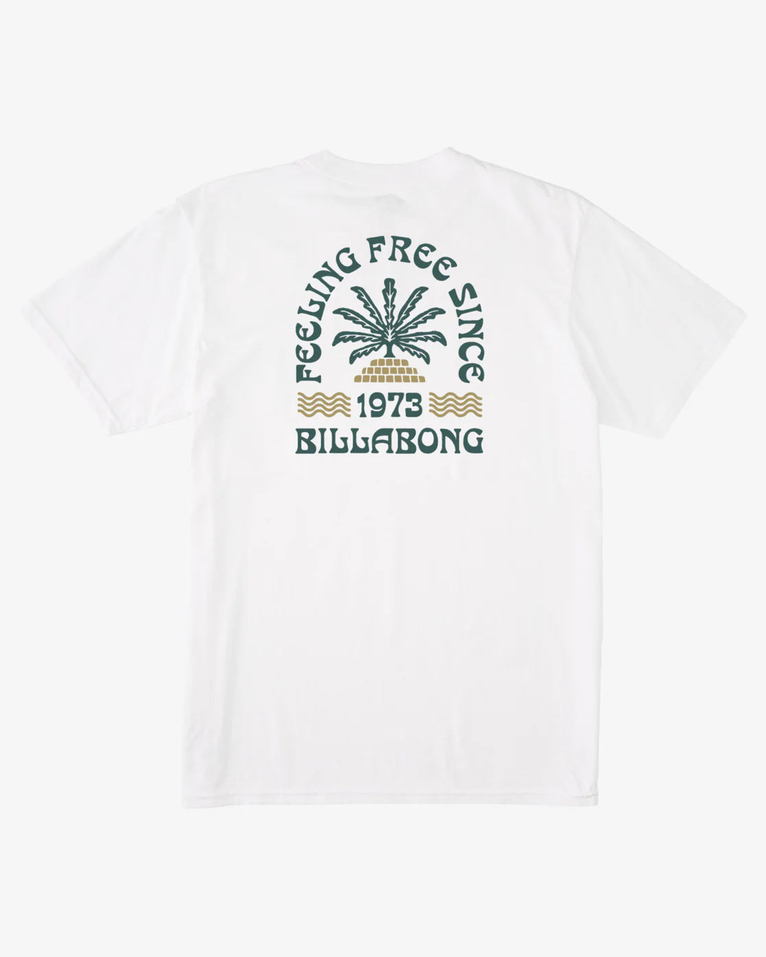 Billabong Steady Short Sleeve T-Shirt - White -Biliabong Outlet