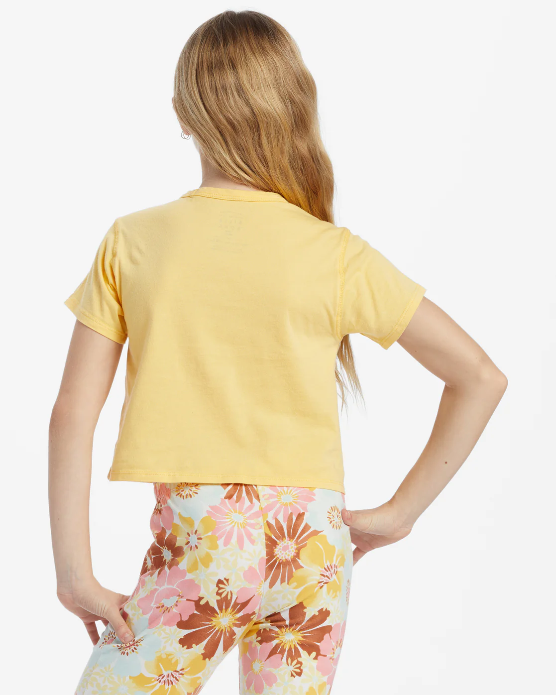 Billabong Girls Plant A Flower T-Shirt - Honeysuckle -Biliabong Outlet