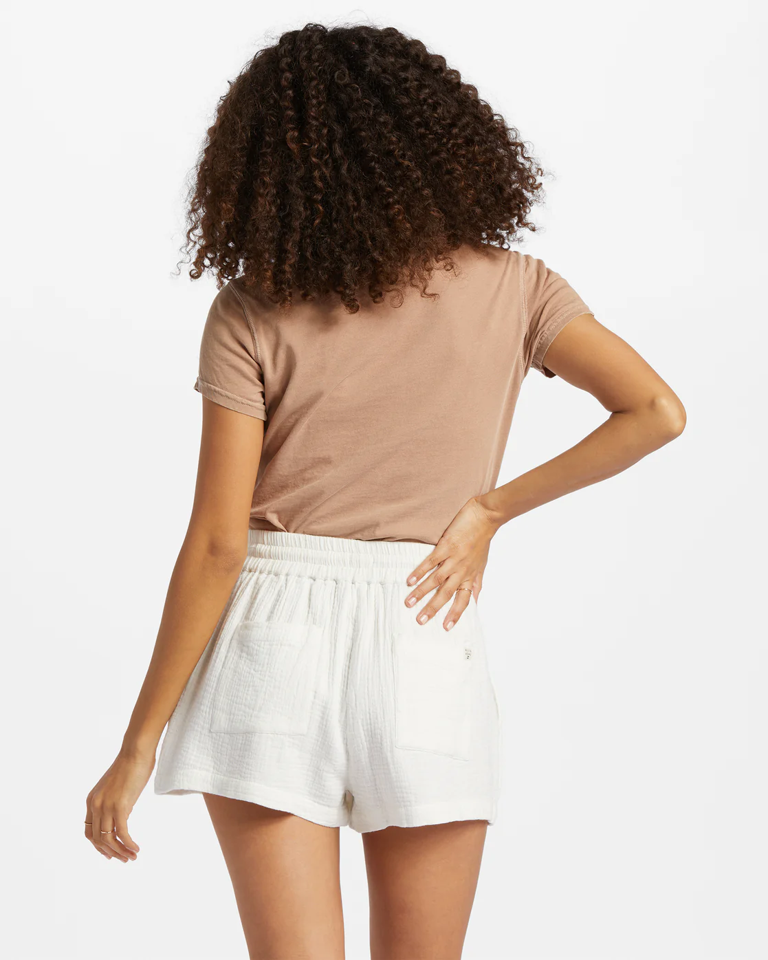 Billabong Day Tripper Elastic Shorts - Salt Crystal -Biliabong Outlet