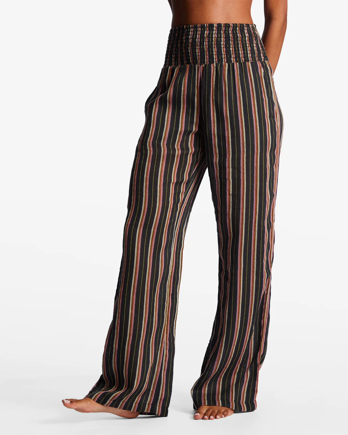 Billabong New Waves 2 Elastic Waist Pants - Off Black 3 -Biliabong Outlet