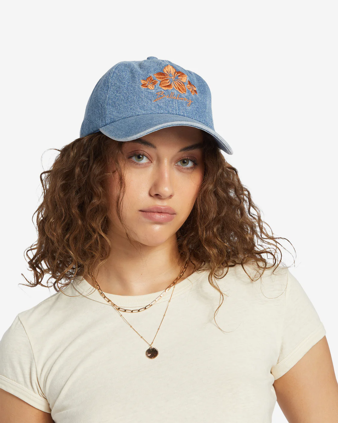 Billabong Dad Hat Strapback Hat - Denim Blue -Biliabong Outlet