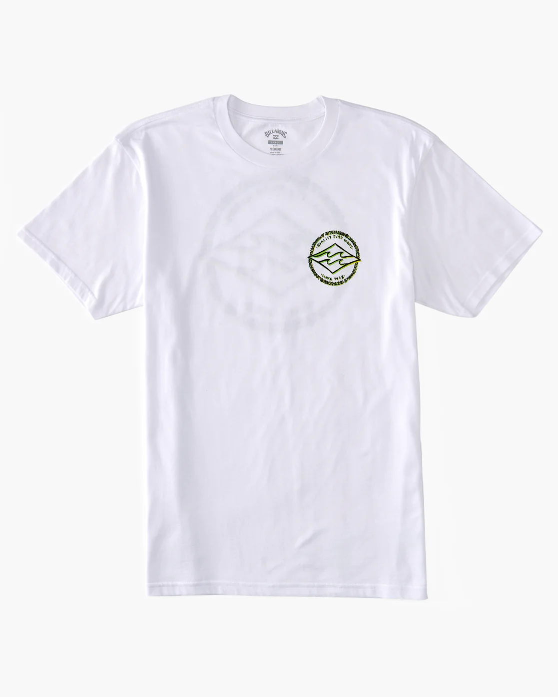 Billabong Rotor Diamond T-Shirt - White -Biliabong Outlet