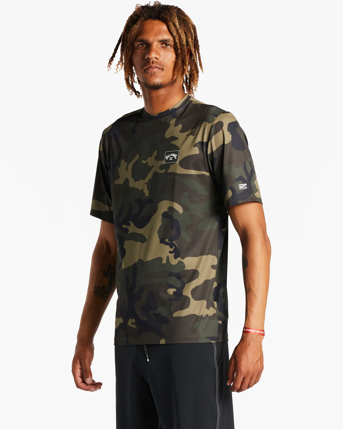Billabong Arch Mesh Loose Fit UPF 50+ Short Sleeve Surf Tee - Surplus -Biliabong Outlet