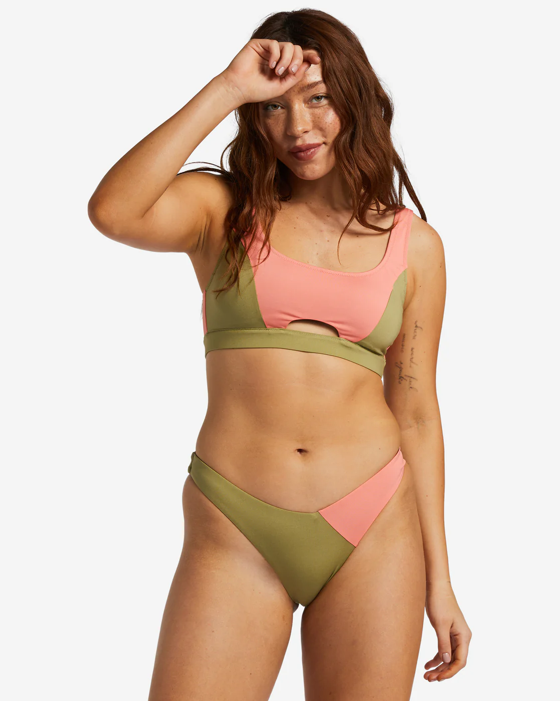 Billabong A/Div Full Tank Upf 50 Bikini Top - Cedar -Biliabong Outlet
