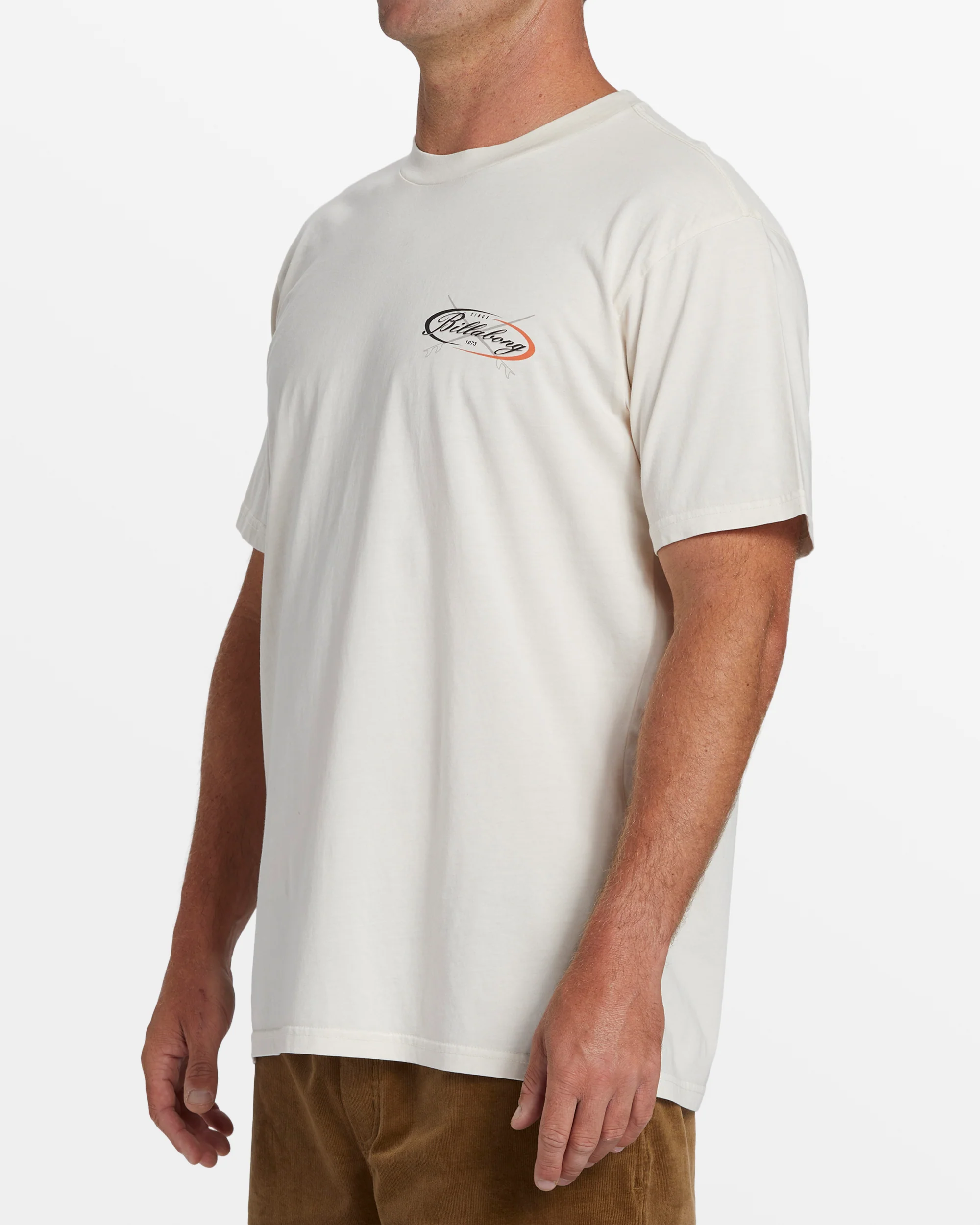 Billabong Crossboards T-Shirt - Off White -Biliabong Outlet