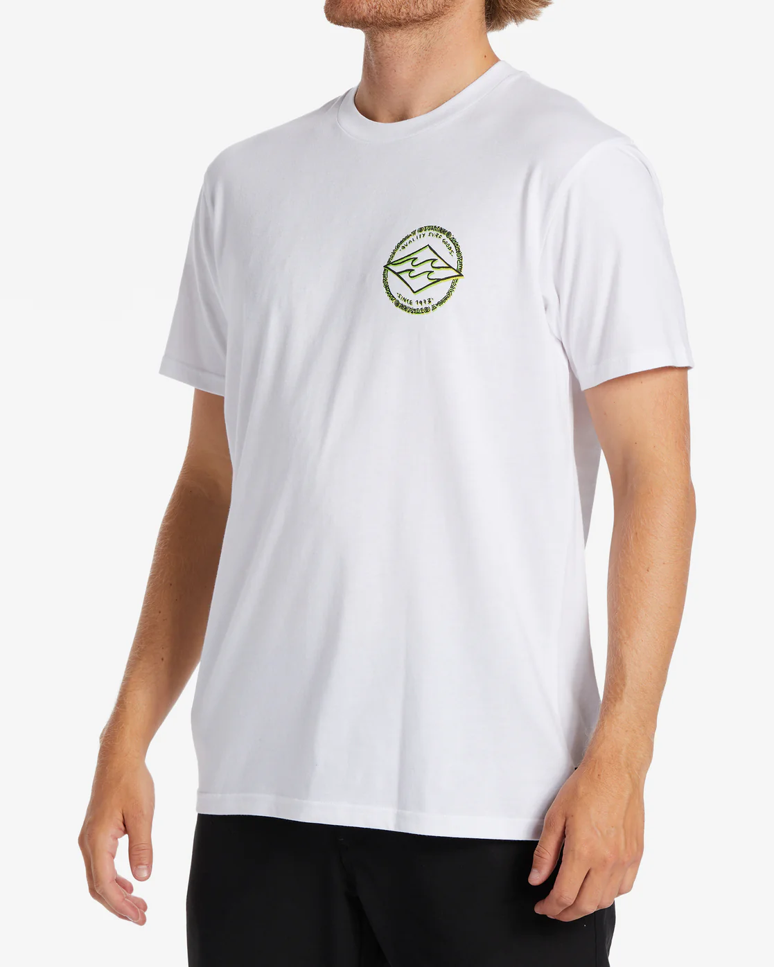 Billabong Rotor Diamond T-Shirt - White -Biliabong Outlet