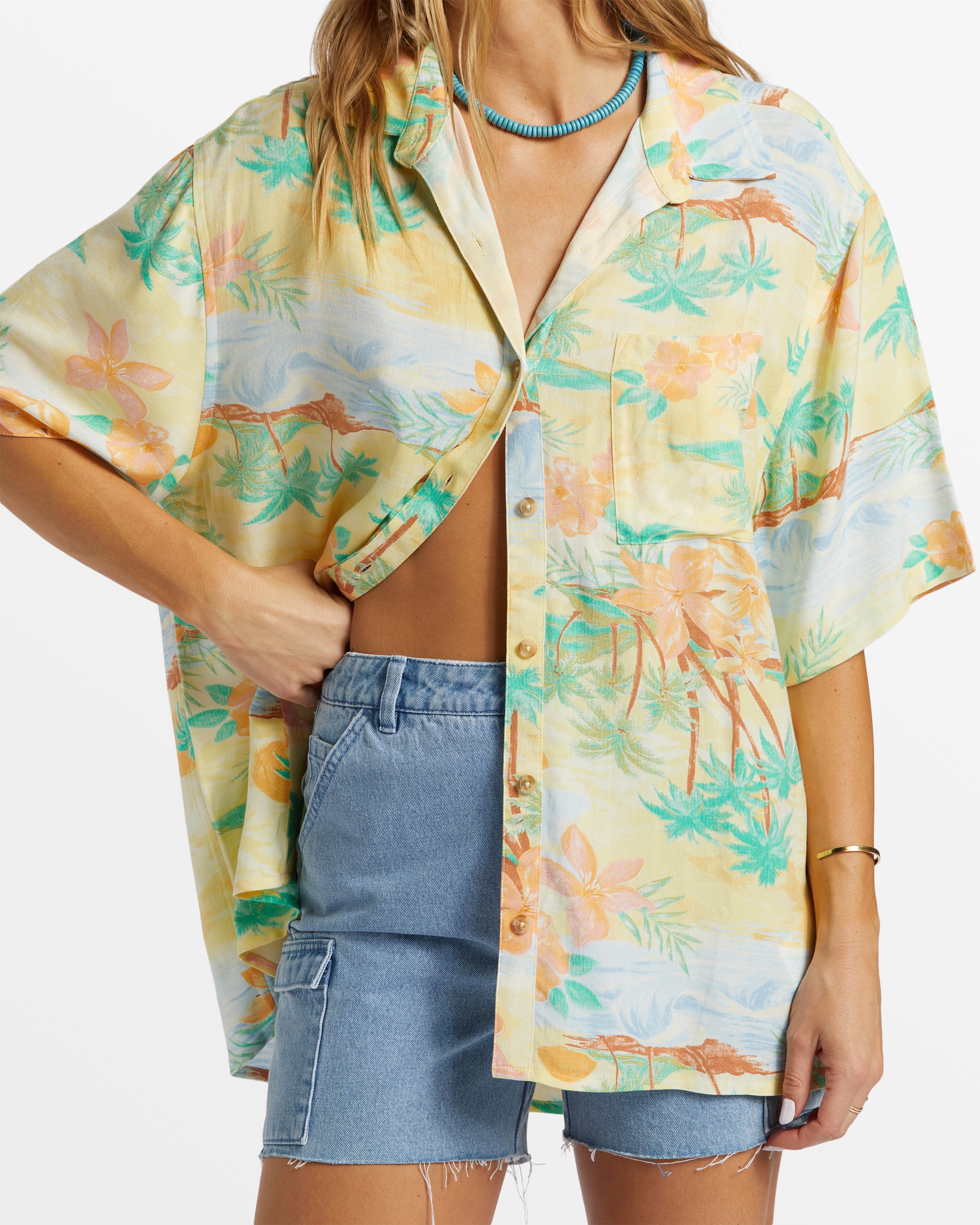 Billabong On Vacation Woven Shirt - Multi -Biliabong Outlet