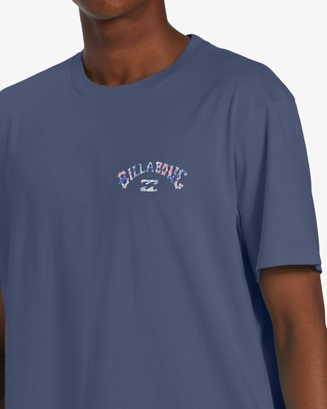 Billabong Arch Fill Short Sleeve T-Shirt - Slate Blue -Biliabong Outlet