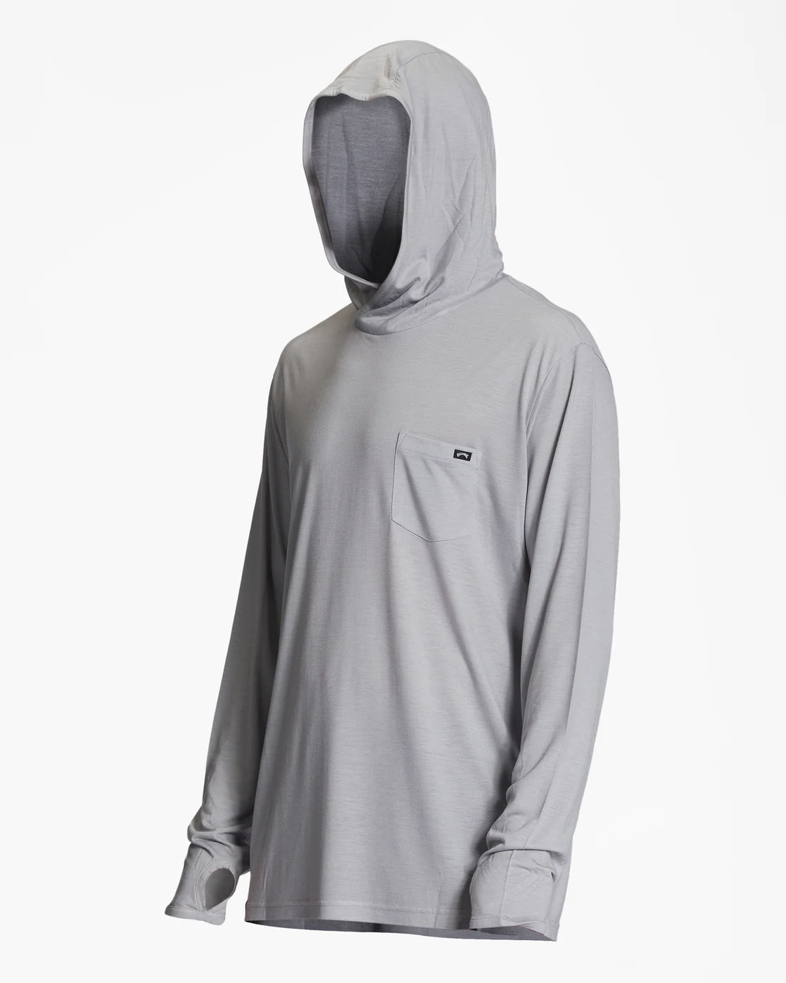 Billabong Eclipse Hooded Long Sleeve Surf T-Shirt - Alloy -Biliabong Outlet