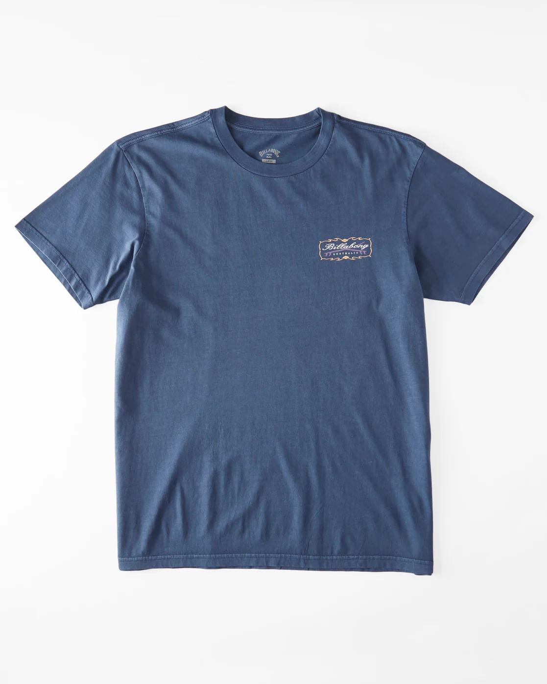 Billabong Crossboards Short Sleeve Wave Washed T-Shirt - Dark Blue -Biliabong Outlet