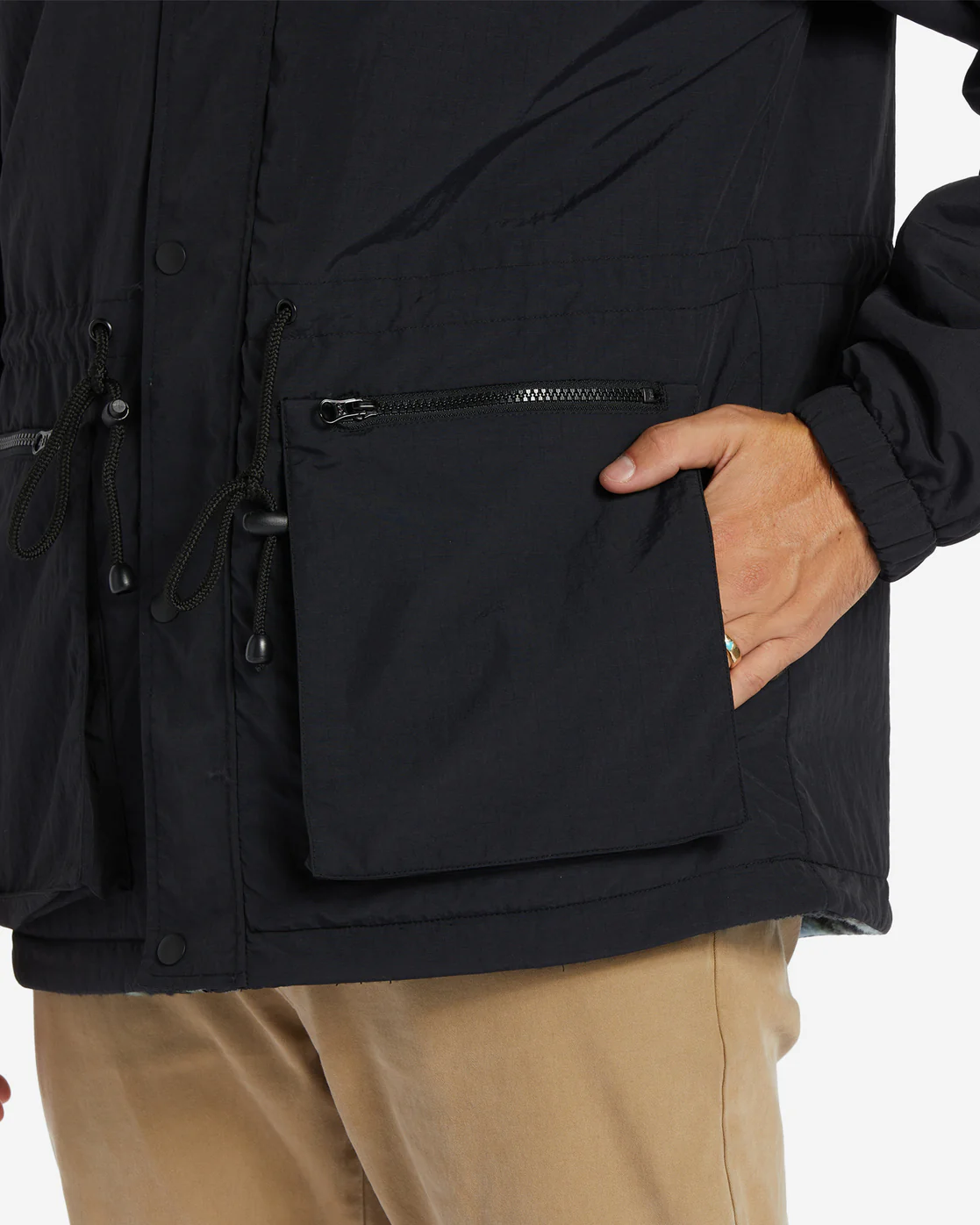 Billabong Gnaraloo Reversible Jacket - Black -Biliabong Outlet