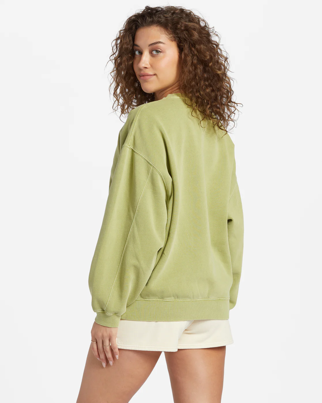Billabong Kendal Crew Neck Sweatshirt - Avocado -Biliabong Outlet