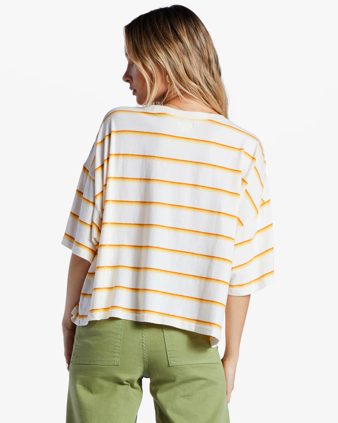 Billabong Feeling Free Boxy T-Shirt - Salt Crystal 1 -Biliabong Outlet