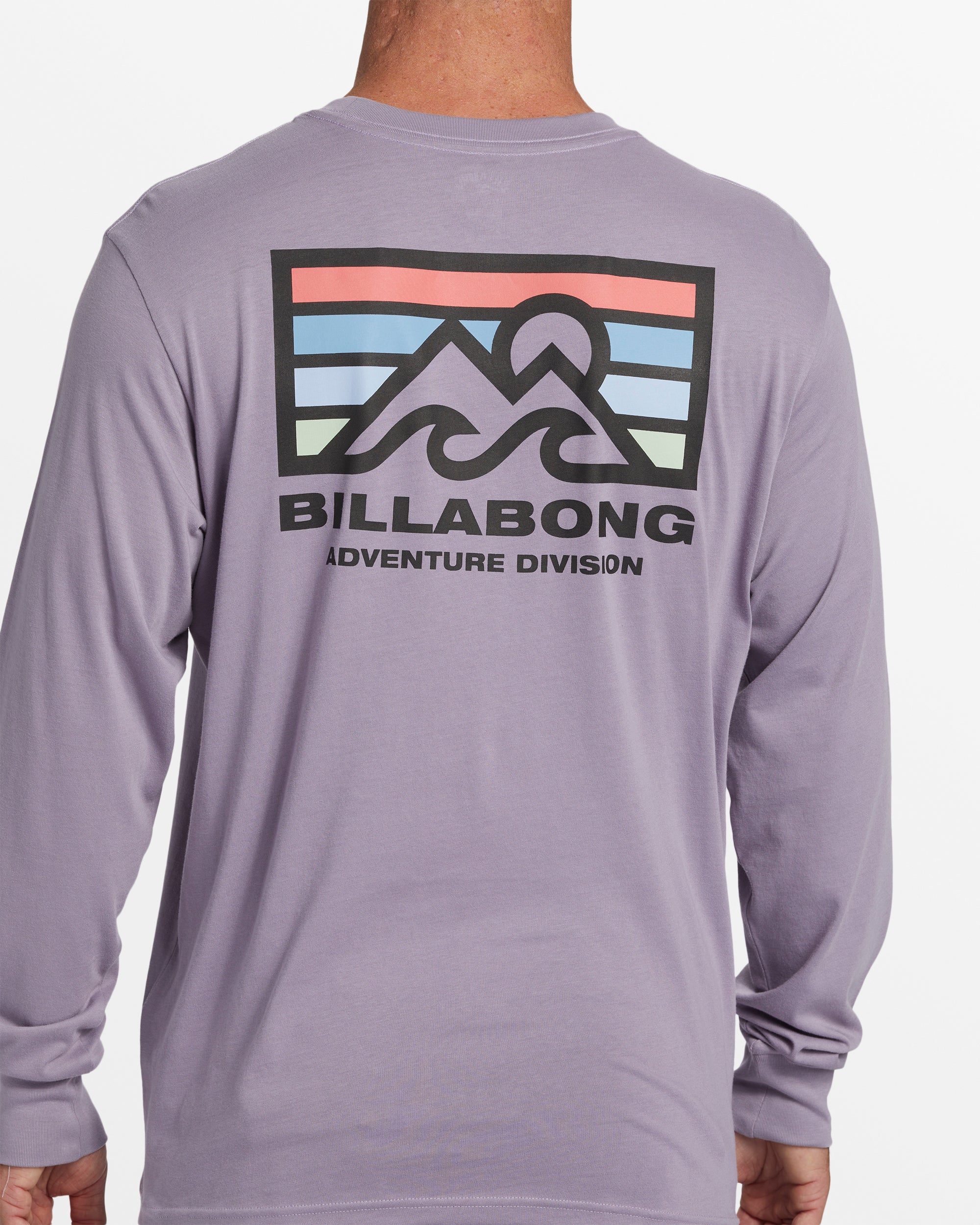 Billabong A/Div Length Long Sleeve T-Shirt - Purple Ash -Biliabong Outlet