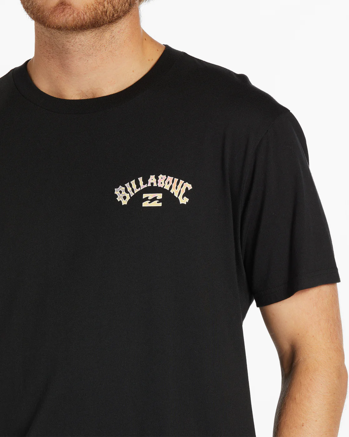 Billabong Arch Fill Short Sleeve T-Shirt - Black -Biliabong Outlet